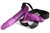 Vibrating Strap On Duo Lila