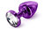 Plug Diogol Purple Crystal 25mm