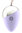 The Vibrating Isley Remote Egg Purple