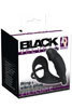 Ring & Vibro Plug Silicone Black Velvet