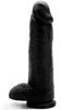 King Cock 12” Cock With Balls Black
