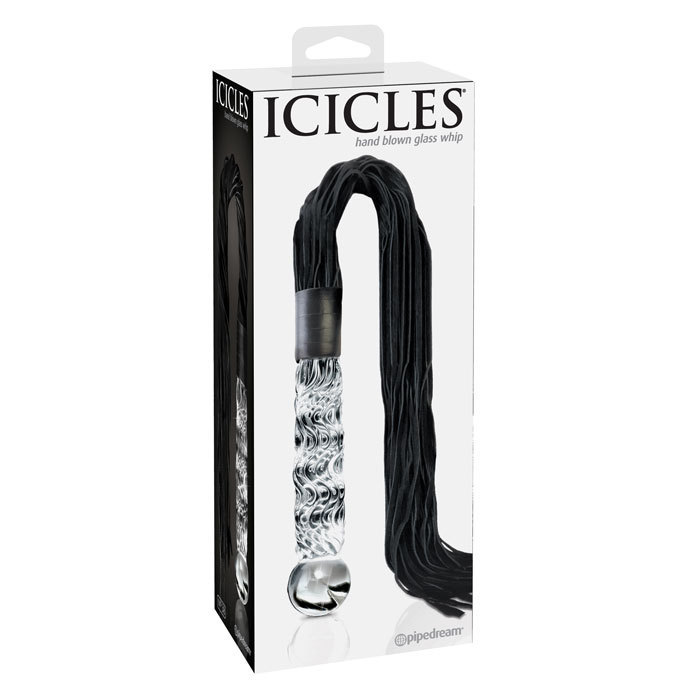Icicles 38 Hand Blown Glass Whip