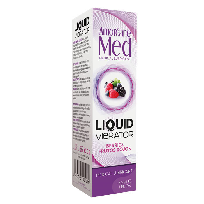 Liquid Vibrator Frutos Rojos Amoreane Med