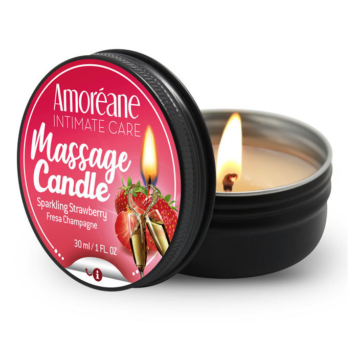 Massage Candle Sparkling Strawberry