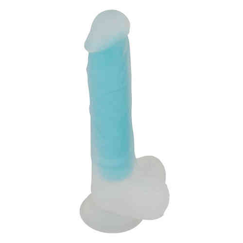 Glow in the Dark Silicone Dildo Pink