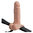 7” Hollow Rechargeable Strap-on With Balls