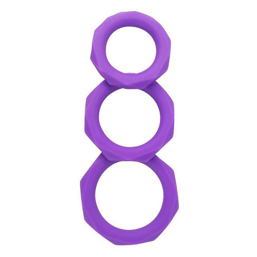 Set 3 Rings Purple
